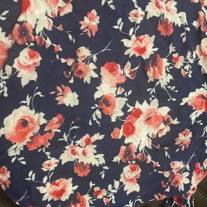 Floral long sleeve shirt